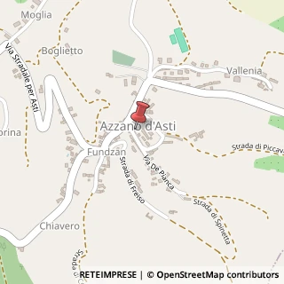 Mappa Piazza Parrocchiale, 2, 14030 Azzano d'Asti, Asti (Piemonte)