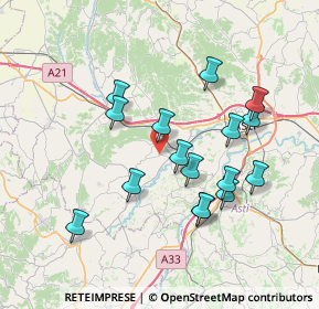 Mappa Strada Pianetti, 14016 Tigliole AT, Italia (6.98188)