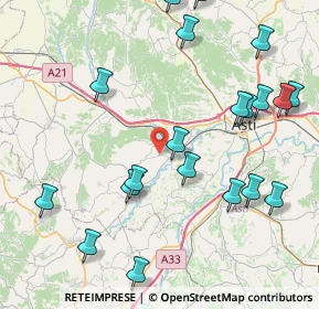 Mappa Strada Pianetti, 14016 Tigliole AT, Italia (9.9735)