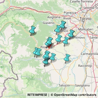 Mappa Stradale Baudenasca, 10064 Pinerolo TO, Italia (11.007)