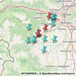 Mappa Stradale Baudenasca, 10064 Pinerolo TO, Italia (11.23313)