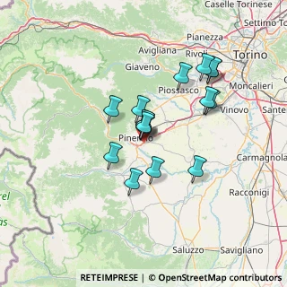 Mappa Stradale Baudenasca, 10064 Pinerolo TO, Italia (11.20188)