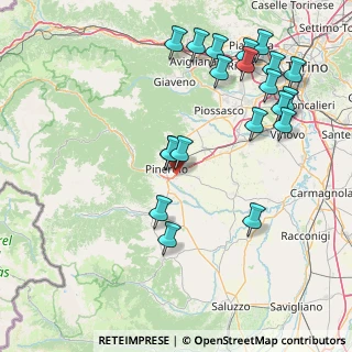 Mappa Stradale Baudenasca, 10064 Pinerolo TO, Italia (18.4465)