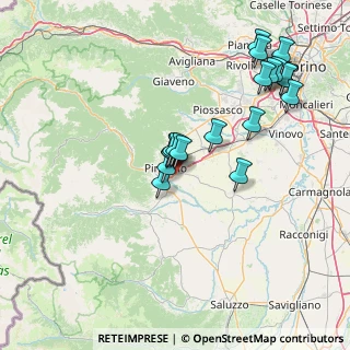 Mappa Stradale Baudenasca, 10064 Pinerolo TO, Italia (14.98211)