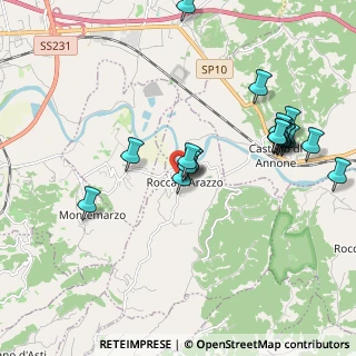 Mappa Via XX Settembre, 14030 Rocca D'arazzo AT, Italia (2.03)