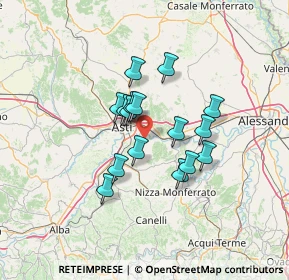 Mappa Via Massimo D'Azeglio, 14030 Azzano d'Asti AT, Italia (9.93875)