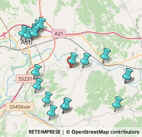 Mappa Via Massimo D'Azeglio, 14030 Azzano d'Asti AT, Italia (4.91278)