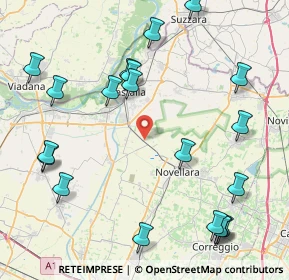 Mappa Via Zecchiere, 42017 Novellara RE, Italia (10.4825)