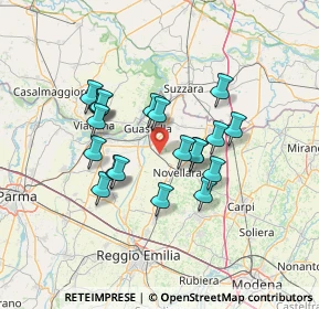 Mappa Via Zecchiere, 42017 Novellara RE, Italia (11.5415)