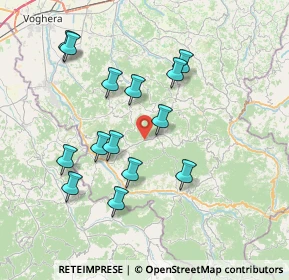 Mappa Frazione, 27050 Val di Nizza PV, Italia (7.28429)