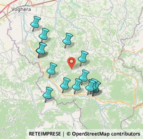 Mappa Frazione, 27050 Val di Nizza PV, Italia (6.704)