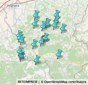 Mappa Frazione, 27050 Val di Nizza PV, Italia (6.9945)