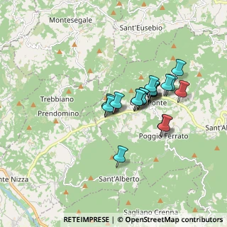 Mappa Frazione, 27050 Val di Nizza PV, Italia (1.335)