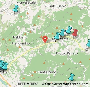 Mappa Frazione, 27050 Val di Nizza PV, Italia (3.6805)
