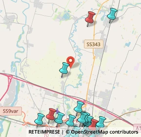 Mappa Strada Baganzola, 43126 Vicomero PR, Italia (6.9725)