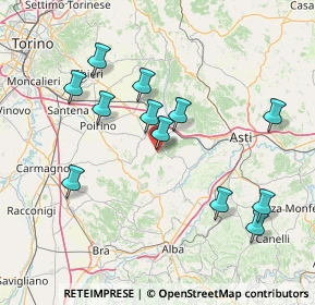 Mappa Via Monta' Gherba, 14012 Ferrere AT, Italia (15.31083)