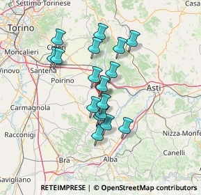Mappa Via Monta' Gherba, 14012 Ferrere AT, Italia (11.46588)