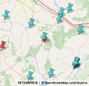 Mappa Via Monta' Gherba, 14012 Ferrere AT, Italia (6.6655)