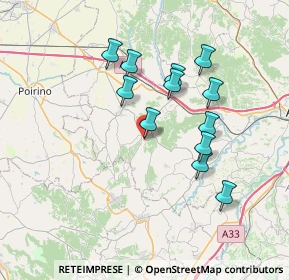 Mappa Via Monta' Gherba, 14012 Ferrere AT, Italia (6.52)