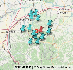 Mappa SP7, 27050 Ponte Nizza PV, Italia (9.867)
