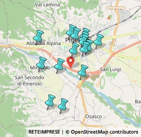 Mappa SS 23 del Colle di Sestriere, 10064 Pinerolo TO (1.48933)