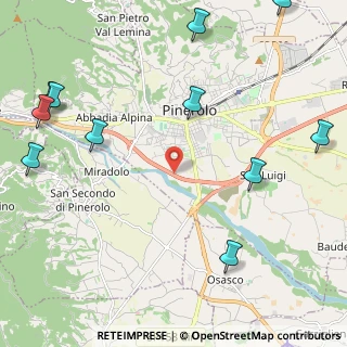 Mappa SS 23 Circonvallazione di Pinerolo, 10064 Pinerolo TO (3.09091)