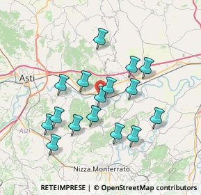 Mappa Via Giuseppe Trombetta, 14030 Cerro Tanaro AT, Italia (6.69)