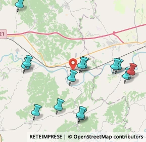 Mappa Via Giuseppe Trombetta, 14030 Cerro Tanaro AT, Italia (4.70714)