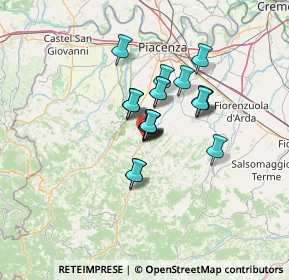Mappa SP654R, 29028 Ponte dell'Olio PC, Italia (8.245)