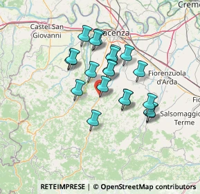 Mappa SP654R, 29028 Ponte dell'Olio PC, Italia (10.7755)