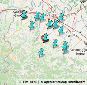 Mappa SP654R, 29028 Ponte dell'Olio PC, Italia (11.8485)