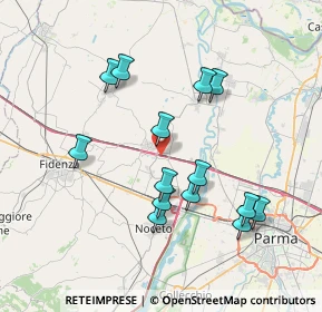 Mappa Via Giovannino Guareschi, 43012 Fontanellato PR, Italia (7.22714)