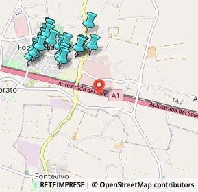 Mappa Via Giovannino Guareschi, 43012 Fontanellato PR, Italia (1.2385)