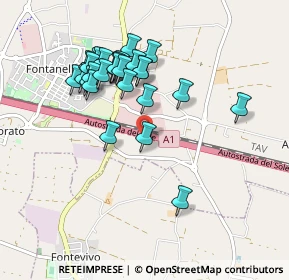 Mappa Via Giovannino Guareschi, 43012 Fontanellato PR, Italia (0.87857)