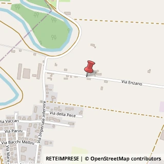 Mappa Via Enzano, 16, 42041 Sorbolo A Levante RE, Italia, 42041 Brescello, Reggio nell'Emilia (Emilia Romagna)