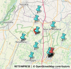 Mappa Piazza Orti di S. Francesco, 42042 Fabbrico RE, Italia (9.0035)