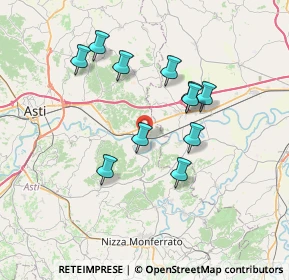 Mappa 14030 Cerro Tanaro AT, Italia (6.41091)