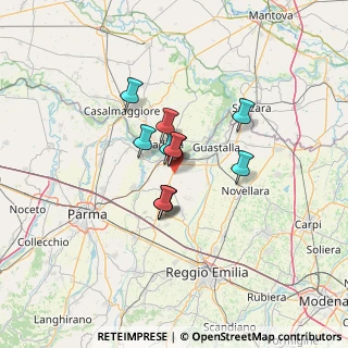 Mappa Via Partigiani d'Italia, 42028 Poviglio RE, Italia (8.36)