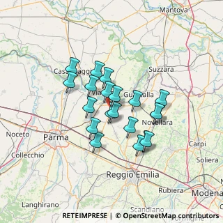 Mappa Via Partigiani d'Italia, 42028 Poviglio RE, Italia (10.552)