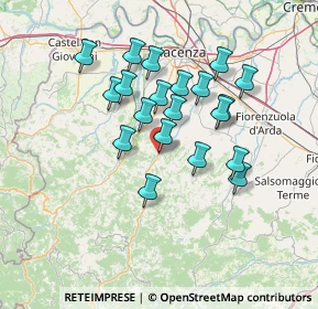 Mappa Via Achille Zanotti, 29028 Ponte dell'Olio PC, Italia (12.027)