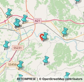 Mappa Via Stradale per Asti, 14030 Asti AT, Italia (6.72733)