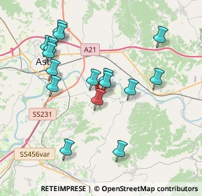 Mappa Via Stradale per Asti, 14030 Asti AT, Italia (3.77125)