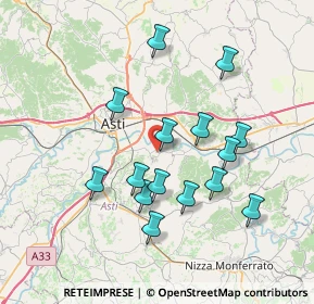 Mappa Via Stradale per Asti, 14030 Asti AT, Italia (6.88067)