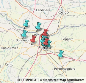 Mappa Via Giovanni Romito, 44123 Ferrara FE, Italia (7.65769)