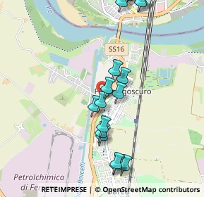 Mappa Via Giovanni Romito, 44123 Ferrara FE, Italia (1.185)