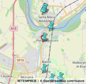 Mappa Via Padova, 44123 Ferrara FE, Italia (2.93091)