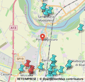 Mappa Via Padova, 44123 Ferrara FE, Italia (3.1455)