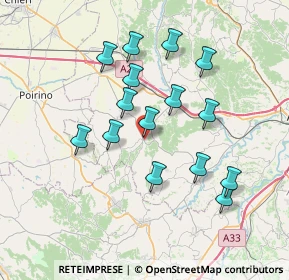 Mappa Via Vercelli, 14012 Ferrere AT, Italia (6.73933)