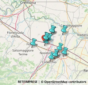 Mappa Via XXIV Maggio, 43012 Fontanellato PR, Italia (8.91)