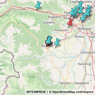 Mappa Via Toscanini, 10064 Pinerolo TO, Italia (21.10222)